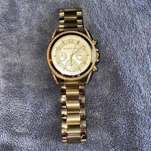 MK gold watch
